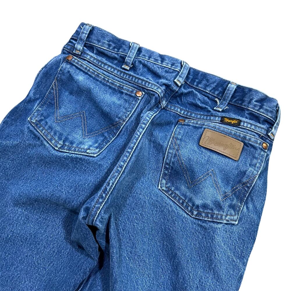 Vintage Wrangler 13MWZ Cowboy Cut Jeans 31x32 Western Blue Denim Pants Rodeo - Picture 5 of 7